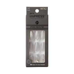 Kiss imPRESS Premium Pure Fit Coffin Metallic Rhinestones 88762